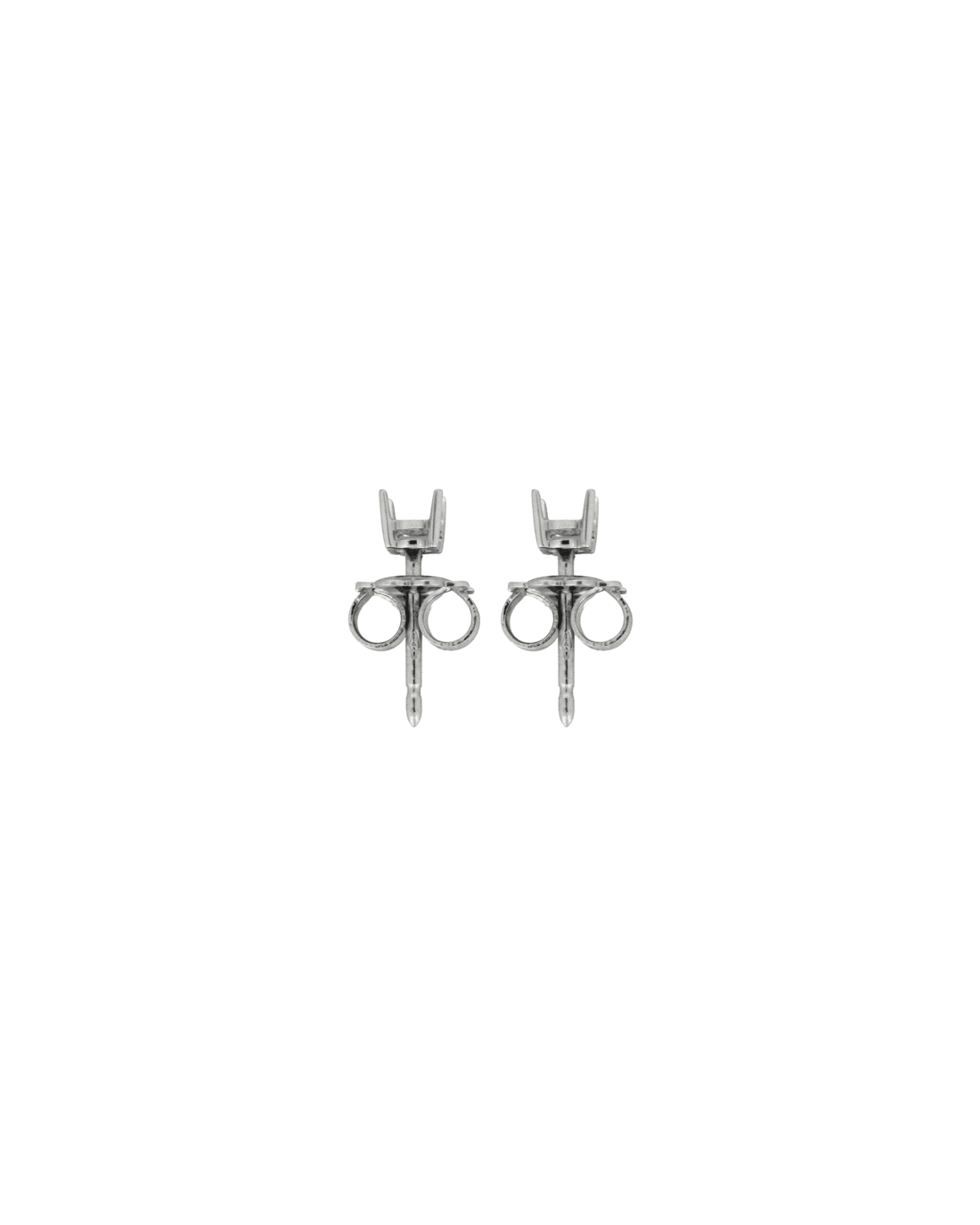18CT W/G TRAD EAR MOUNT 30pt